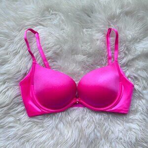 2013 Hot pink Victoria's Secret padded plunge bra